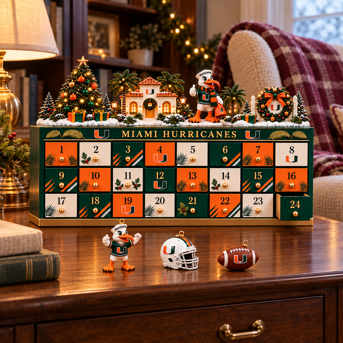 Premium MHC Christmas Wooden Advent Calendar TTMH
