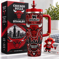 Chicago Bulls 40oz Tumbler With Handle TTNL