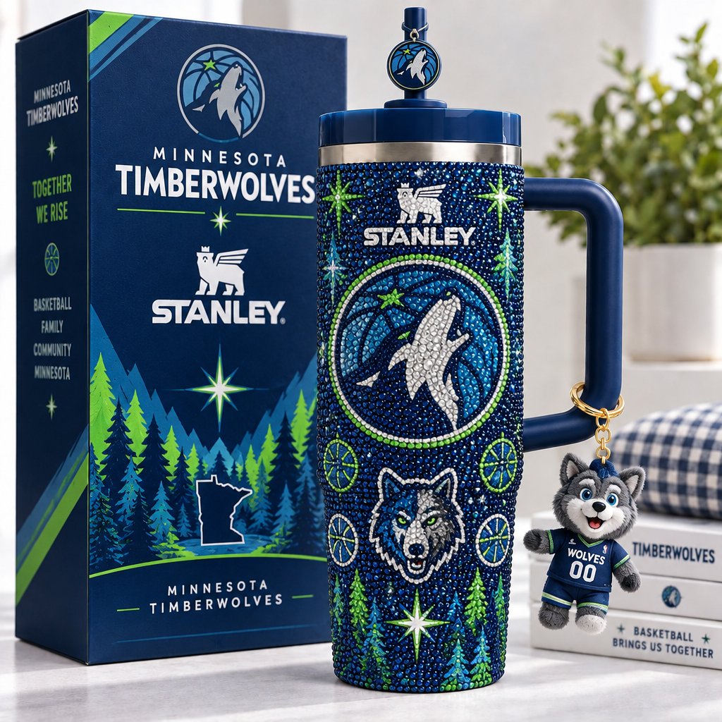 Minnesota Timberwolves 40oz Tumbler With Handle TTNL