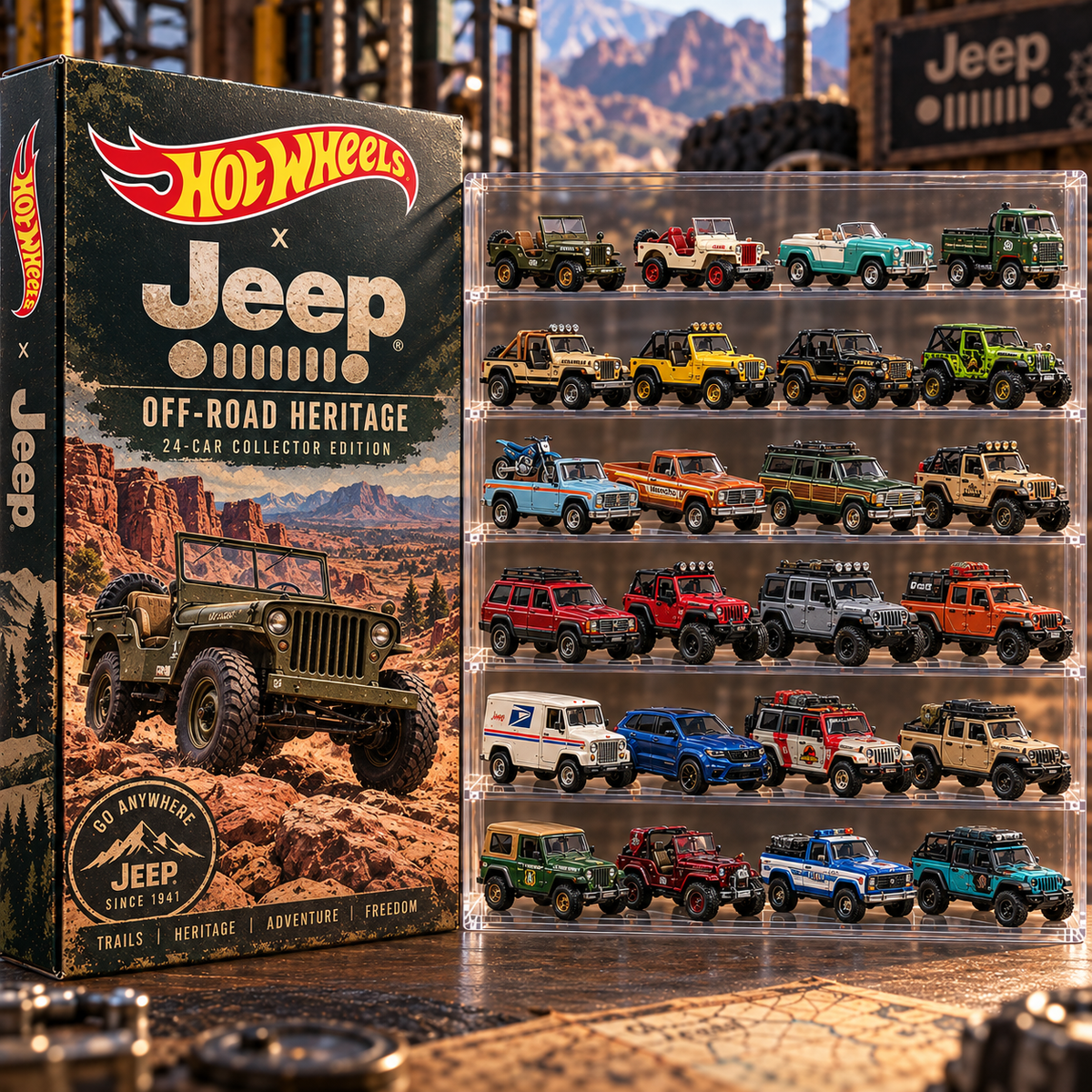 JEP Premium Mini Car Advent Calendar LNTH