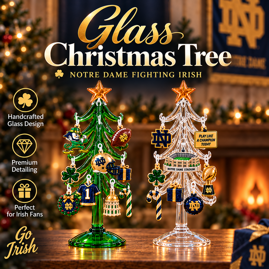 NDFI Premium Glass Christmas Tree With Ornaments TNSM