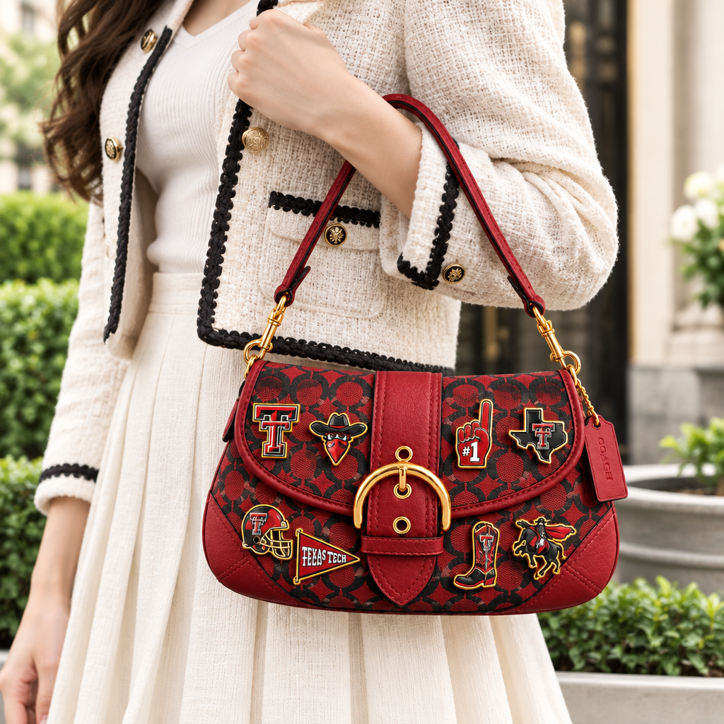 Texas Tech Red Raiders Soho Bag With Charm