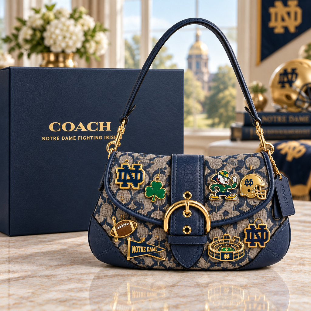 Notre Dame Fighting Irish Soho Bag With Charm