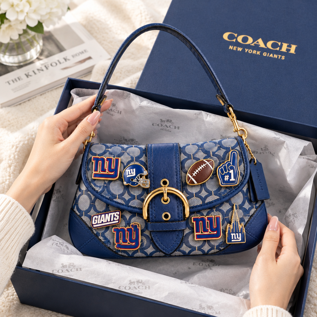 New York Giants Soho Bag With Charm
