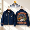 Detroit Tigers Work Jacket Embroidered Detroit Jacket