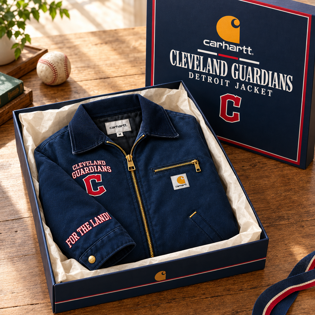 Cleveland Guardians MLB Embroidered Detroit Jacket