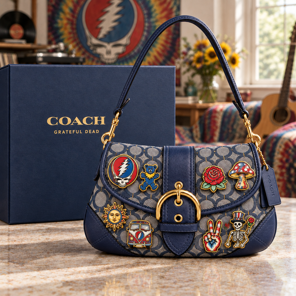 Grateful Dead Soho Bag With Charm