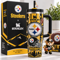 Pittsburgh Steelers 40oz Tumbler With Handle TTNL