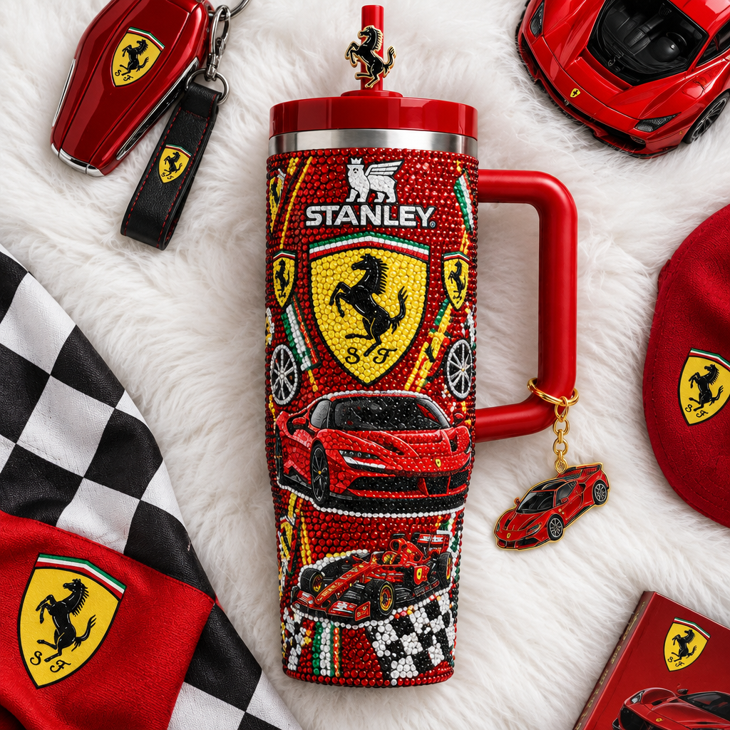 Ferrari 40oz Tumbler With Handle TTNL