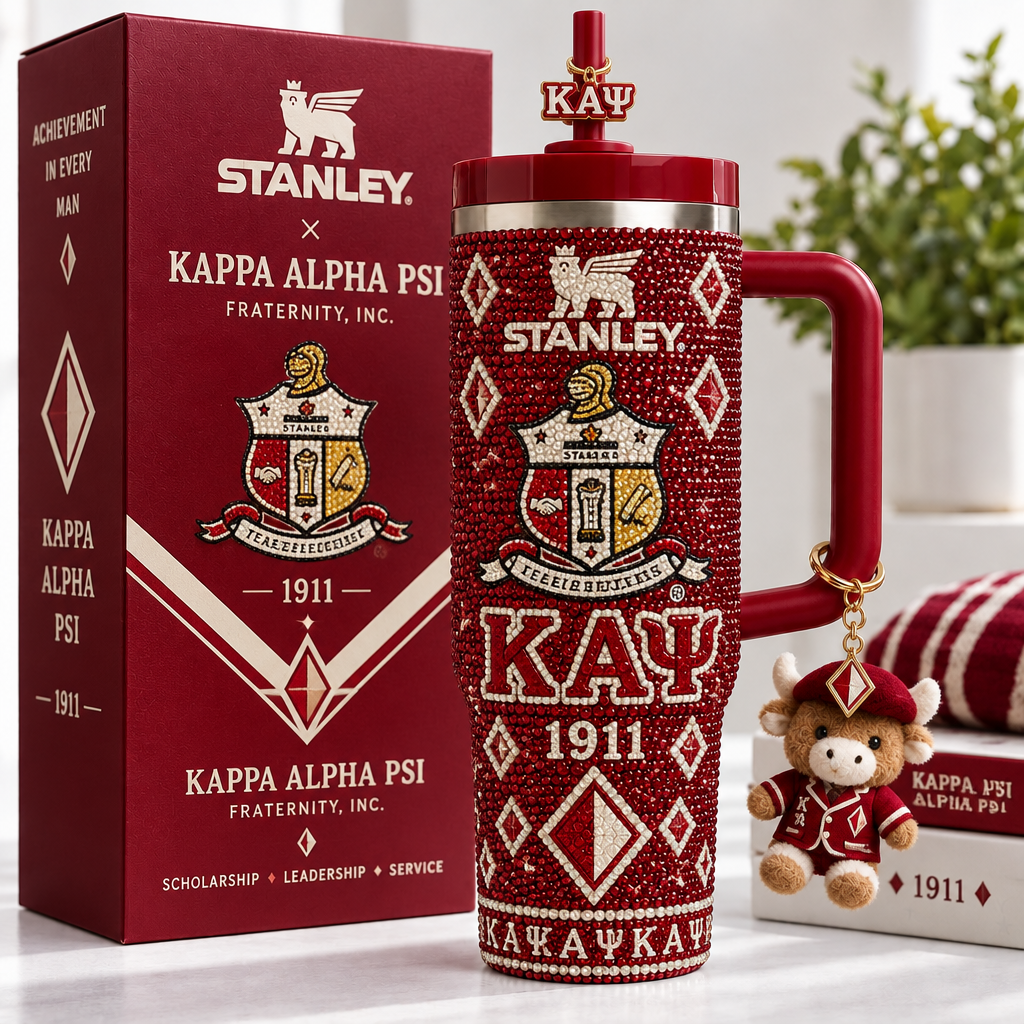Kappa Alpha Psi 40oz Tumbler With Handle TTNL